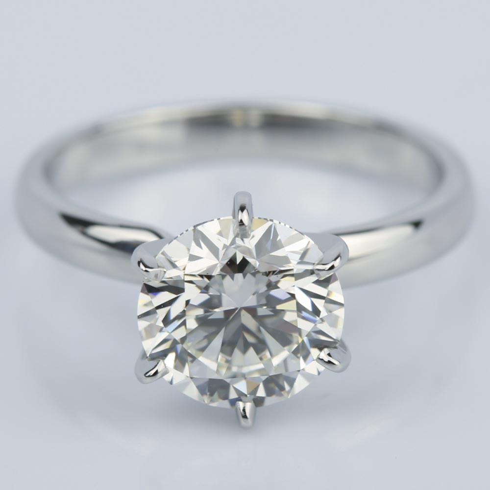 2 Carat Diamond Rings
 2 Carat Diamond Solitaire Engagement Ring in Platinum