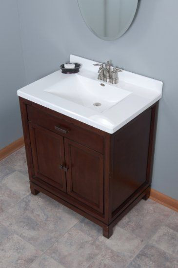 22 Inch Wide Bathroom Vanity
 Amazon Imperial FW3122SPW Center Wave Bowl Bathroom