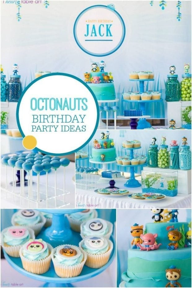 3Rd Birthday Party Ideas
 A Boy s Octonauts Inspired 3rd Birthday Party