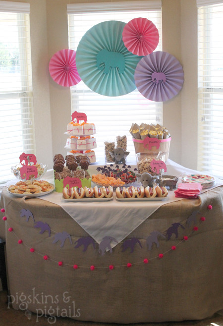 3Rd Birthday Party Ideas
 Elephant Theme 3rd Birthday Party Pigskins & Pigtails