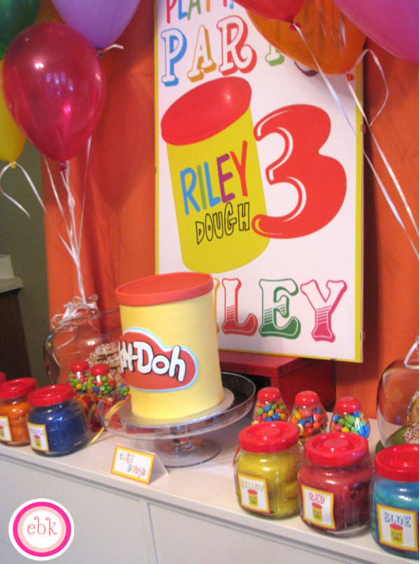 3Rd Birthday Party Ideas
 Kara s Party Ideas Play Doh Boy Girl 3rd Birthday Party