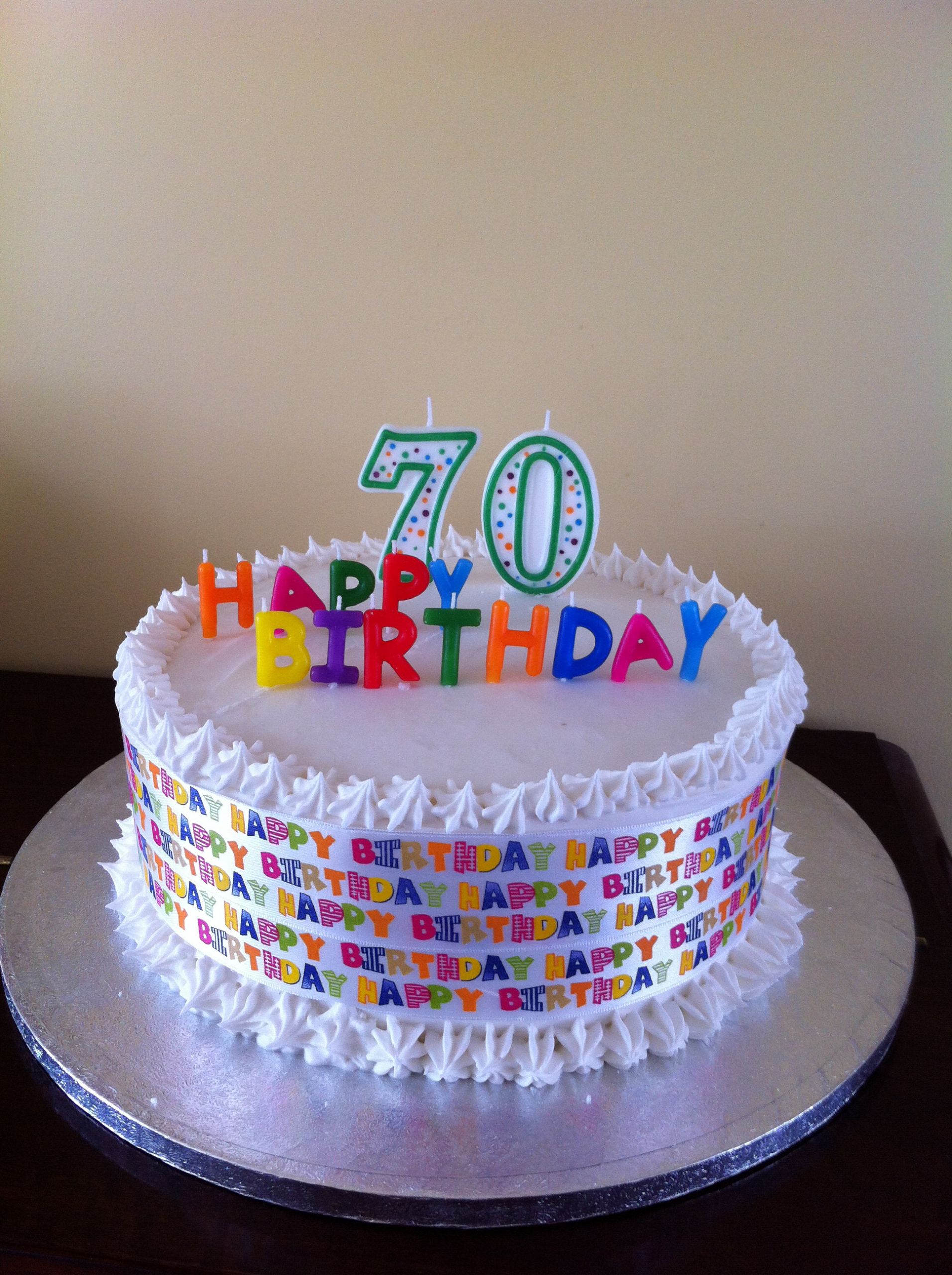 70th Birthday Cake
 70th Birthday Cake