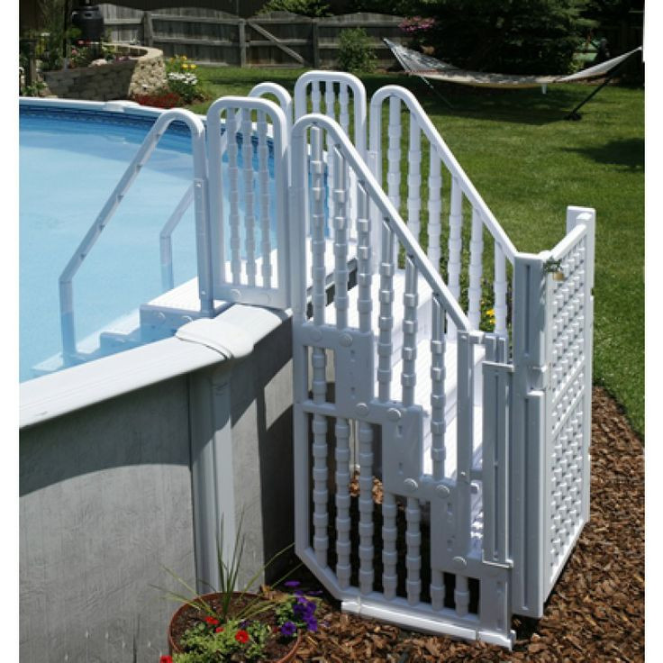 Above Ground Pool Deck Ladders
 Choosing a Ladder or Steps for an Ground Pool
