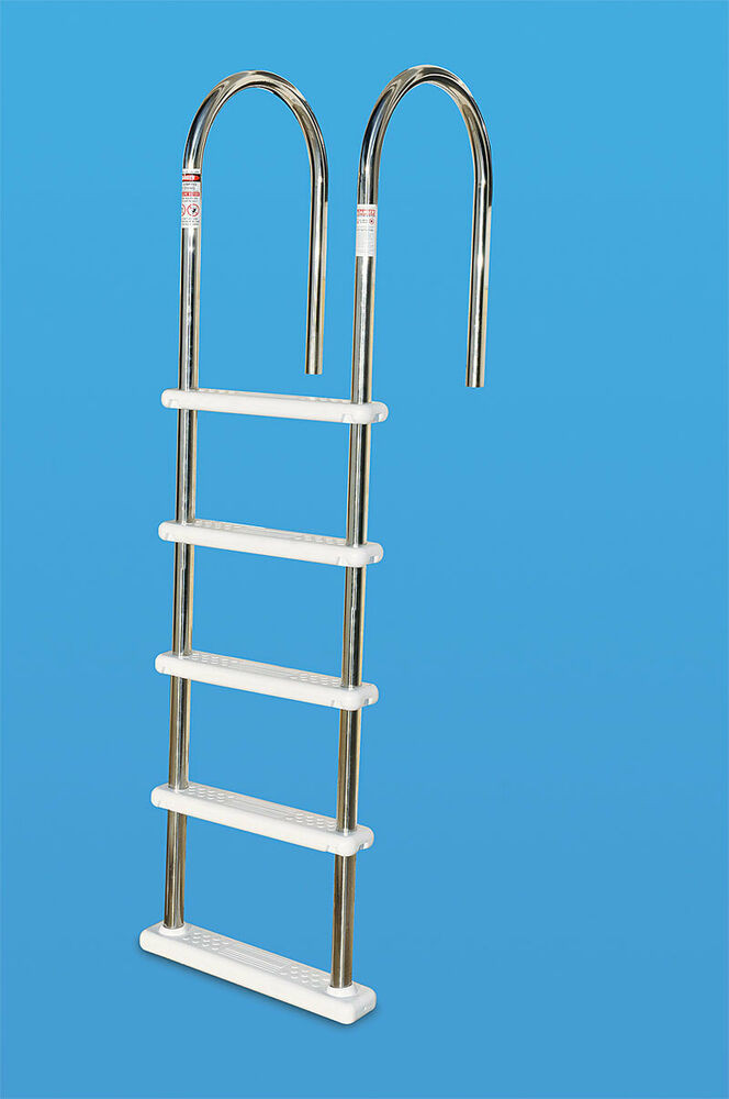 Above Ground Pool Deck Ladders
 Swimline Stainless Steel In Pool Deck Ladder For