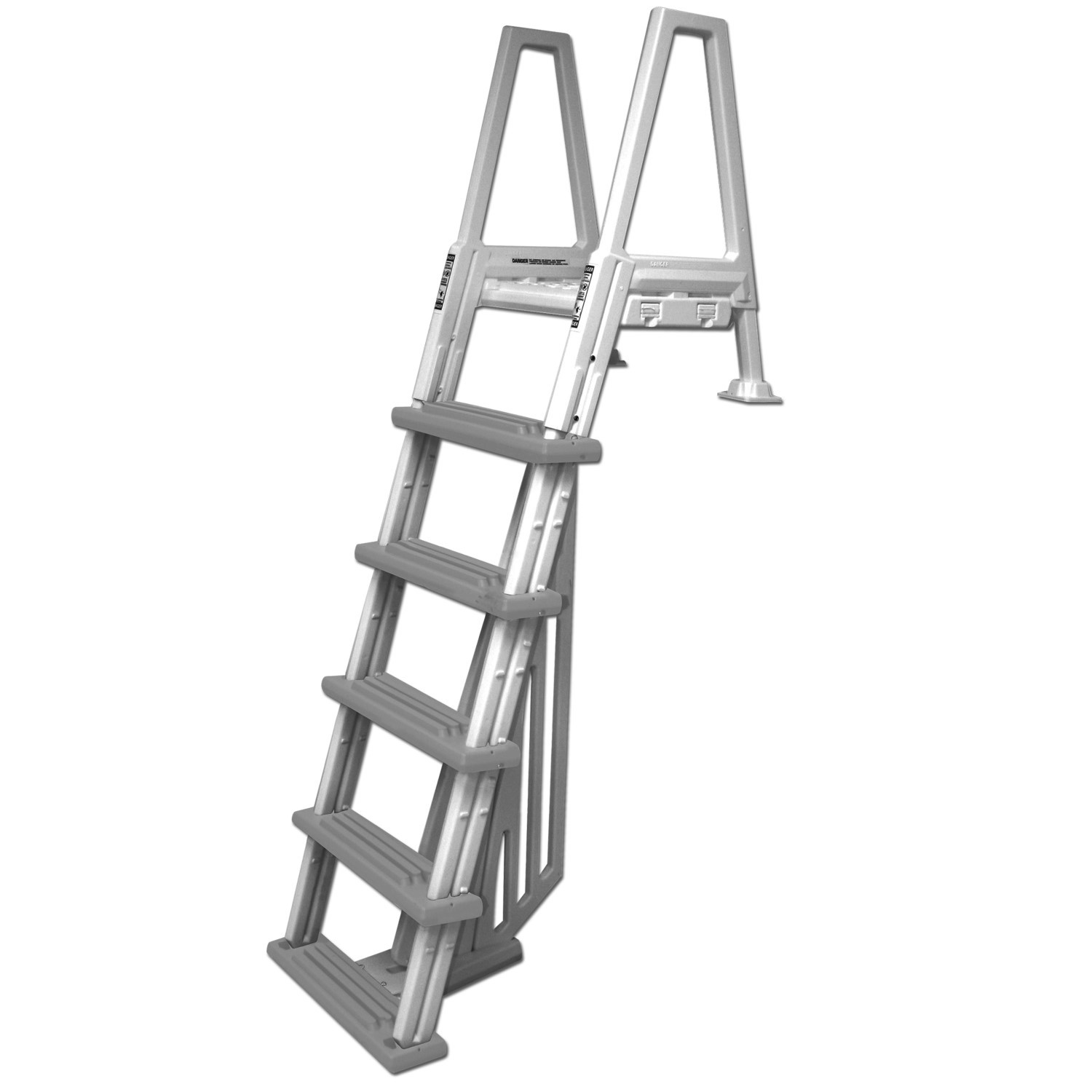 Above Ground Pool Deck Ladders
 Ground Deck to Pool Adjustable Ladder Confer