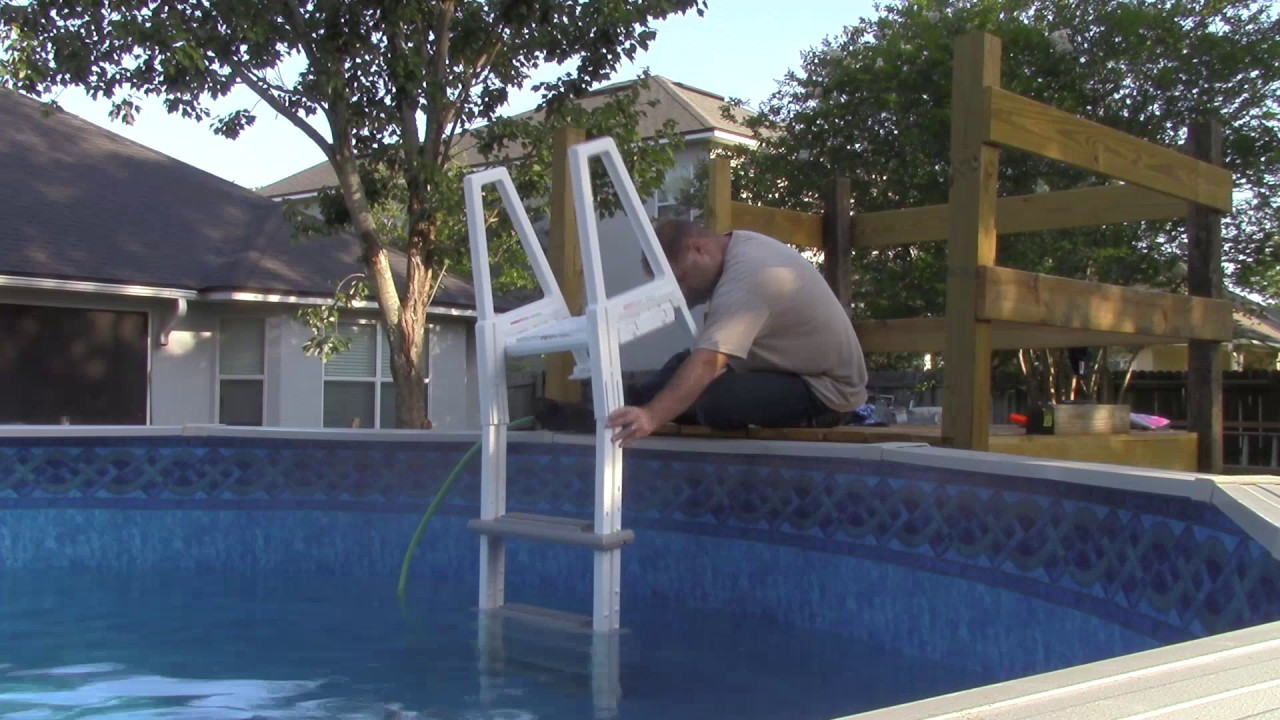 Above Ground Pool Deck Ladders
 How to put to her an above ground pool ladder