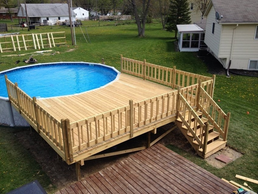 Above Ground Pool Decks Pictures
 42 Ground Pools with Decks – Tips Ideas & Design