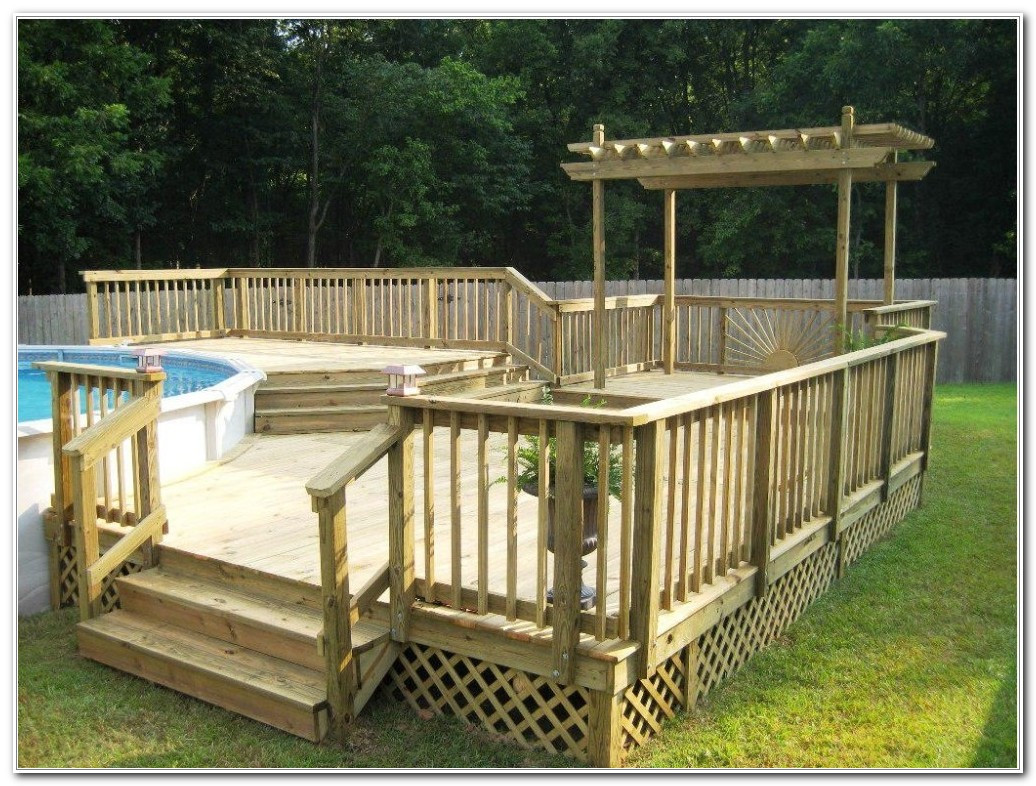 Above Ground Pool Decks Pictures
 Pool Decks For Ground Pools Decks Home