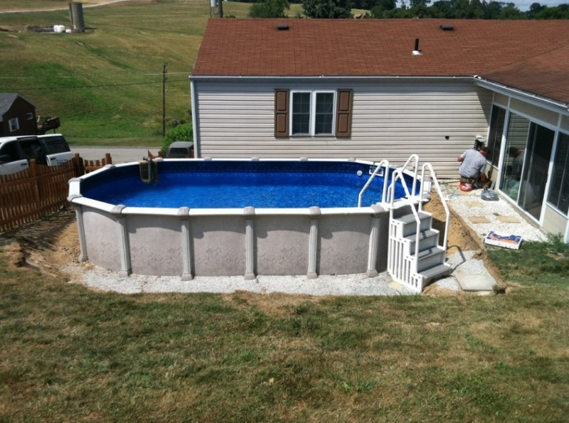 Above Ground Swimming Pool Installation
 Ground Pool Installation Cost and How to Install
