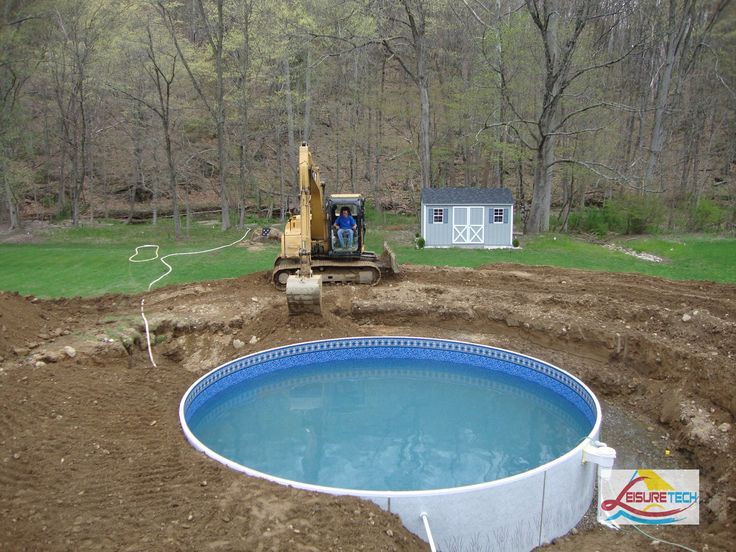 Above Ground Swimming Pool Installation
 putting aboveground pool in the ground