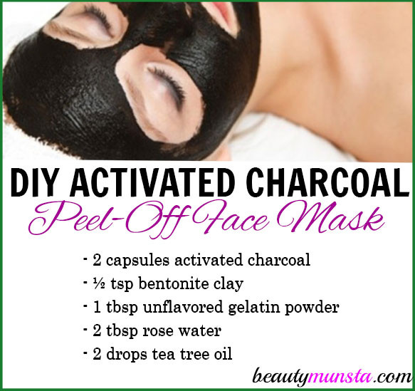 Active Charcoal Mask DIY
 DIY Activated Charcoal Peel f Mask beautymunsta free