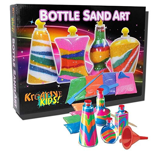 Amazon Kids Crafts
 Childrens Bottle Sand Art Set Kids Make Your Own Activity