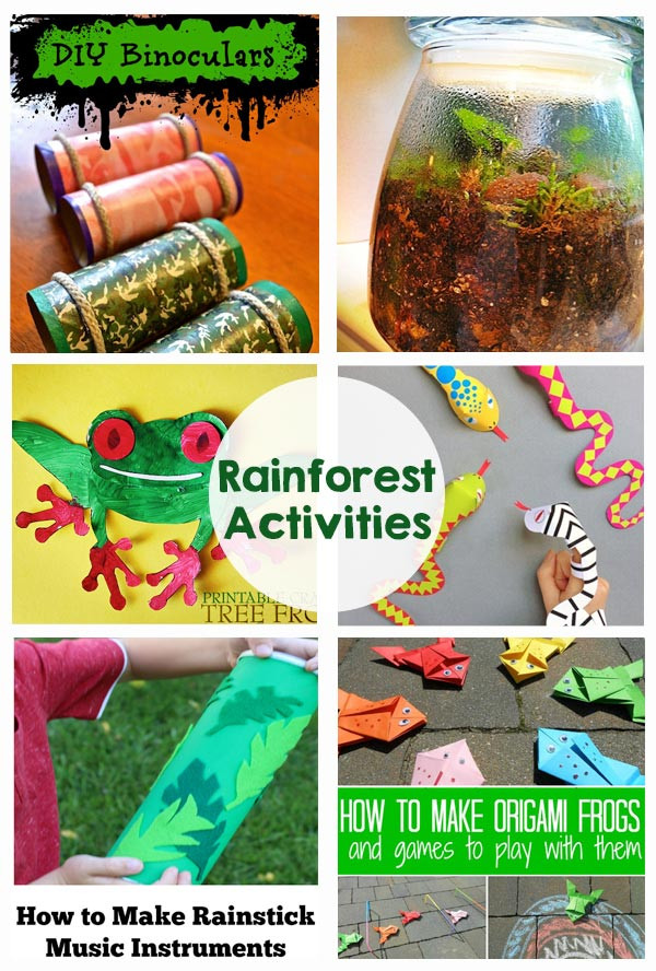 Amazon Kids Crafts
 Rainforest Activities and Printables The Crafting Chicks