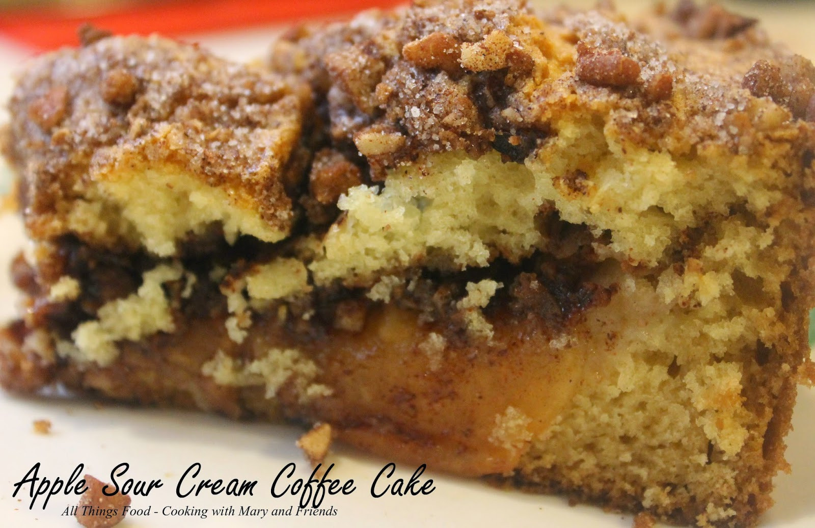 Apple Sour Cream Coffee Cake
 Cooking With Mary and Friends Apple Sour Cream Coffee Cake