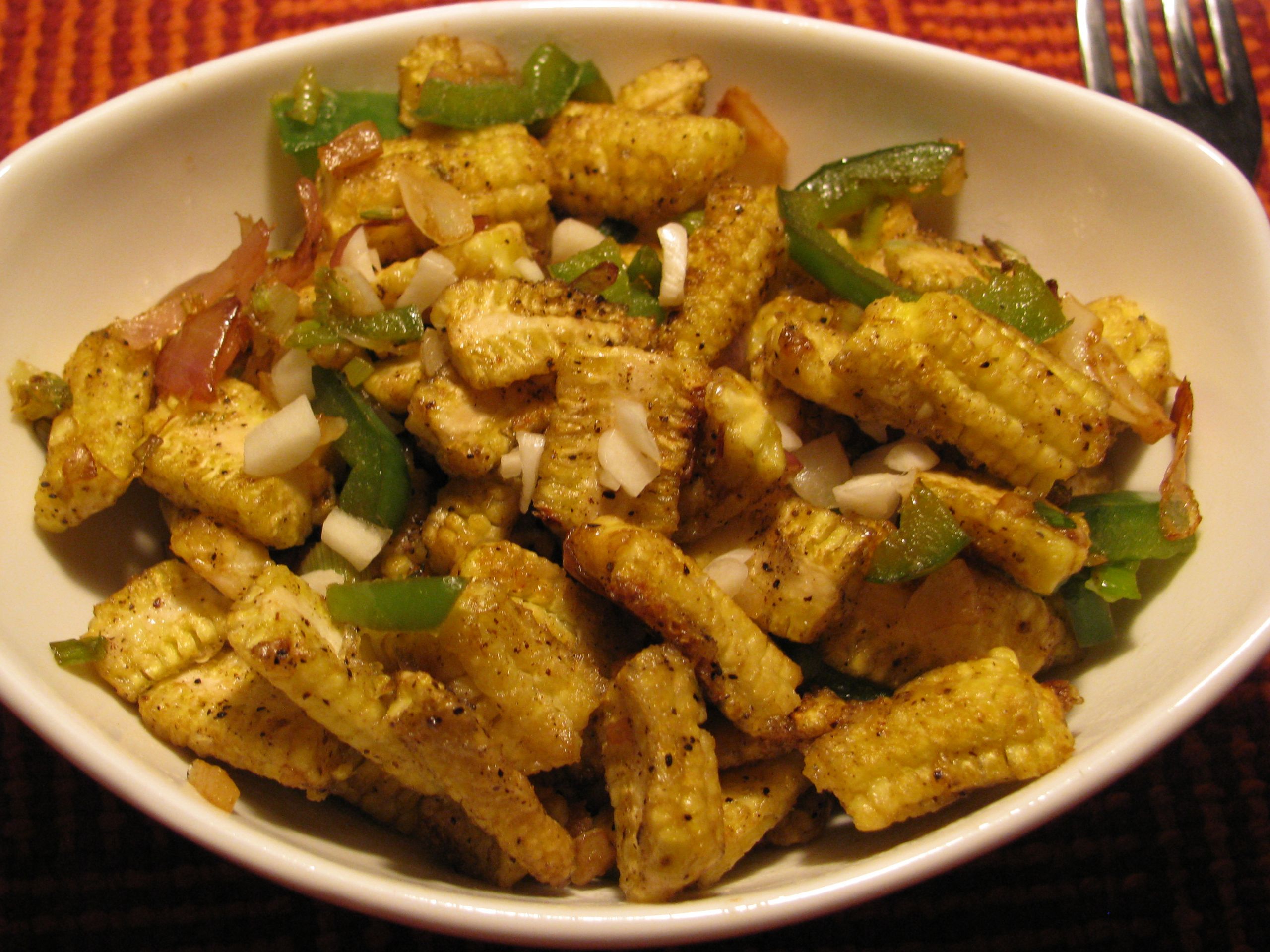 Baby Corn Recipe
 Baby corn Manchurian recipe without frying