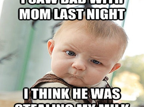 Baby Cute Quotes
 Funny Cute Baby with Humorous sayings