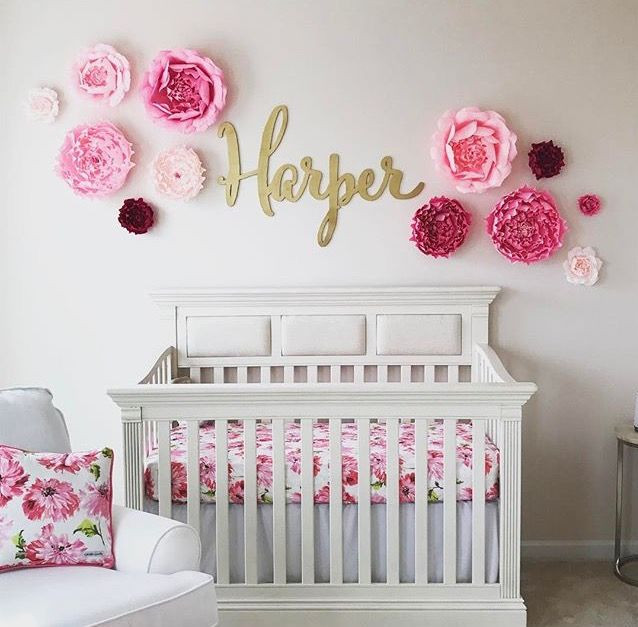 Baby Girl Wall Decorating Ideas
 baby name sign wood wall name sign different font