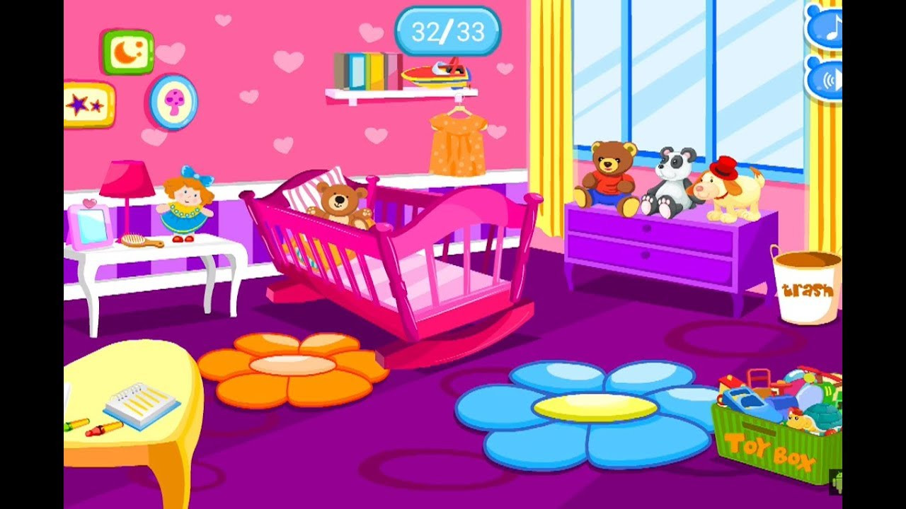 Baby Room Decor Games
 Fun Baby Games Care Baby Room Cleanup Fun Makeover