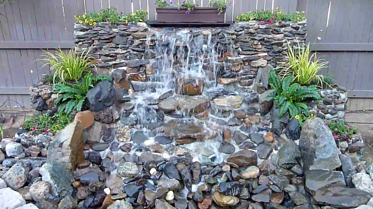 Backyard Fountains Do It Yourself
 DIY Backyard Waterfall