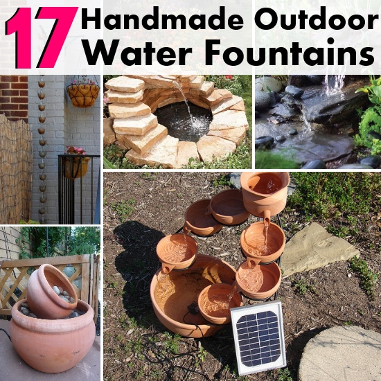 Backyard Fountains Do It Yourself
 17 Really Cool DIY Handmade Outdoor Water Fountains