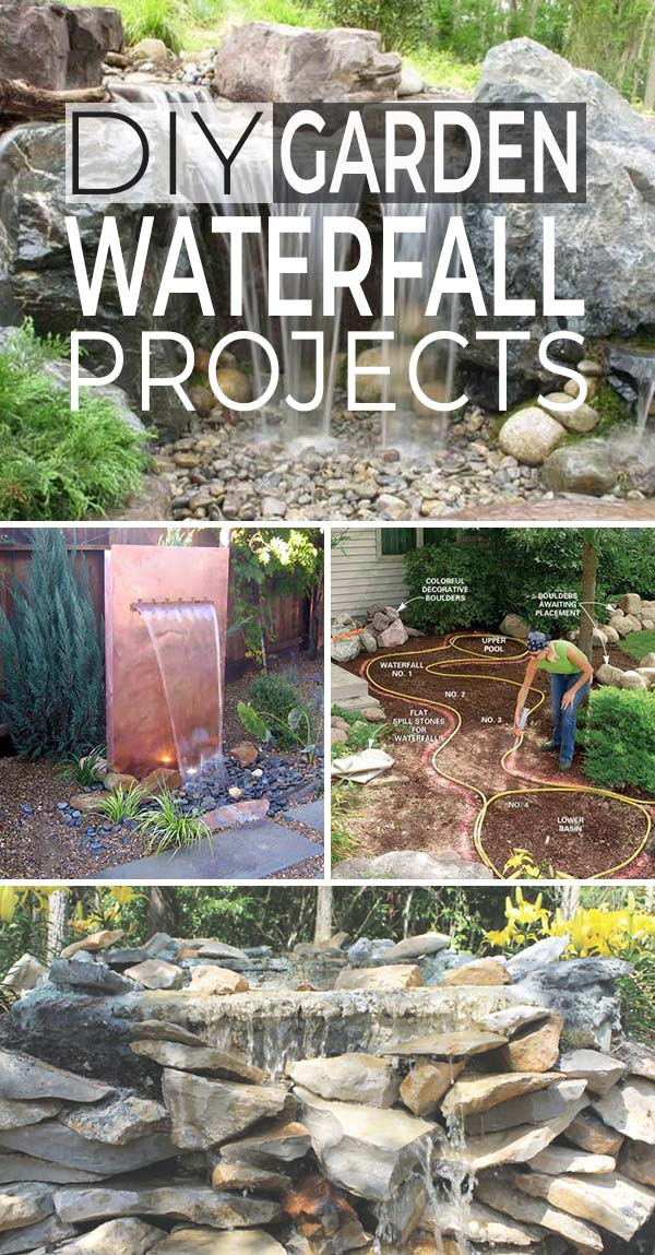 Backyard Fountains Do It Yourself
 DIY Garden Waterfall Projects
