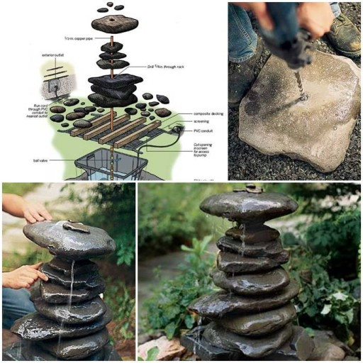 Backyard Fountains Do It Yourself
 How to build a DIY garden fountain step by step tutorial