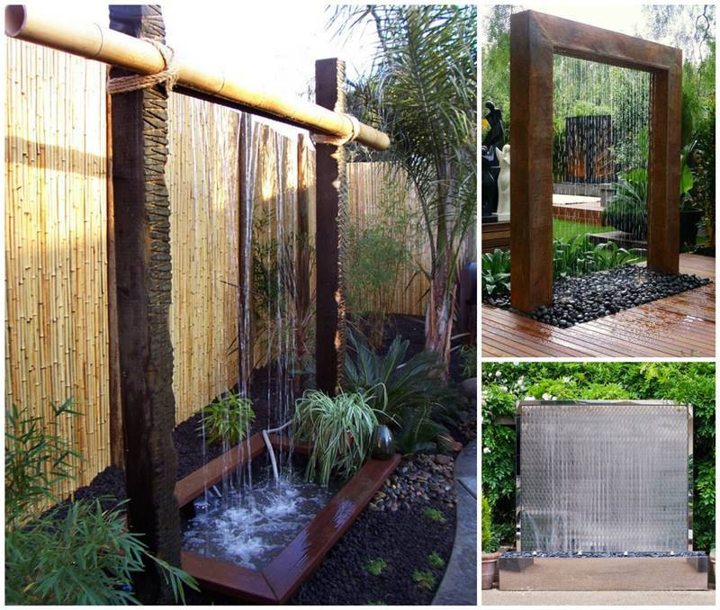 Backyard Fountains Do It Yourself
 Ideas Stunning Outdoor Water Wall Do It Yourself Features