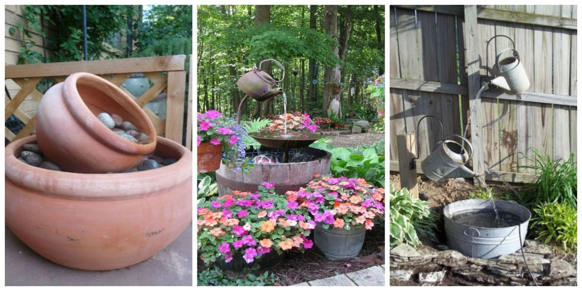 Backyard Fountains Do It Yourself
 15 DIY Outdoor Fountain Ideas How To Make a Garden