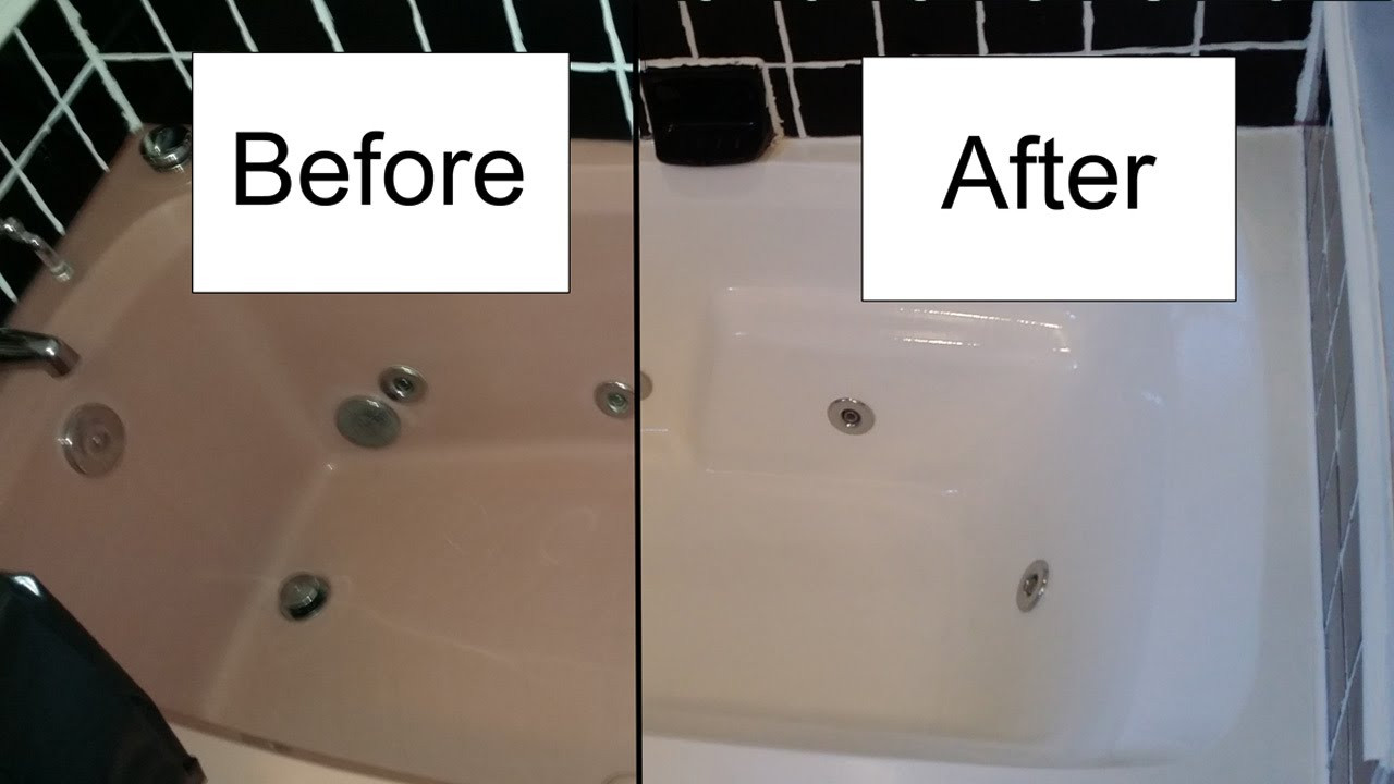 Bathroom Tub Paint
 How to refinish a bathtub with Rustoleum Tub and Tile kit