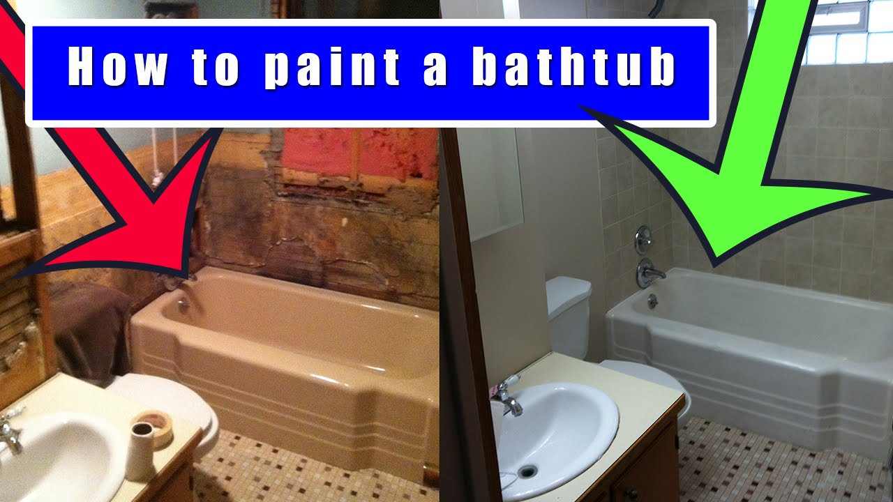 Bathroom Tub Paint
 How to paint a bathtub
