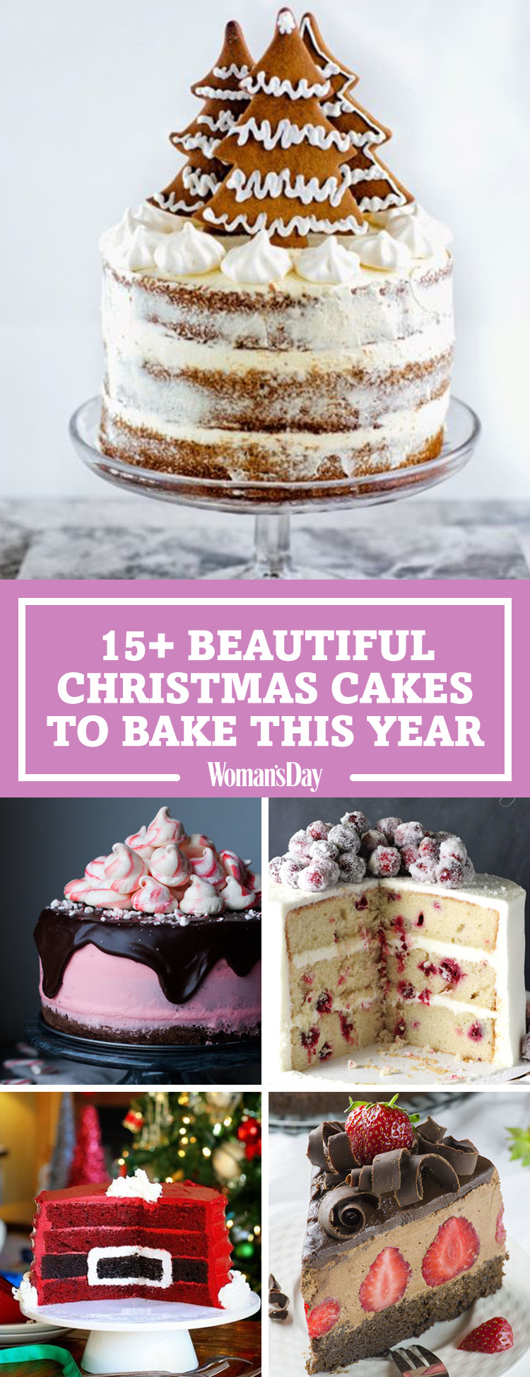 Best Christmas Cakes
 19 Easy Christmas Cake Recipes Best Holiday Cake Ideas
