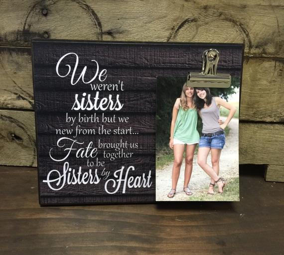Best Wedding Gifts For Sister
 Personalized Picture Frame Gift For Sister by