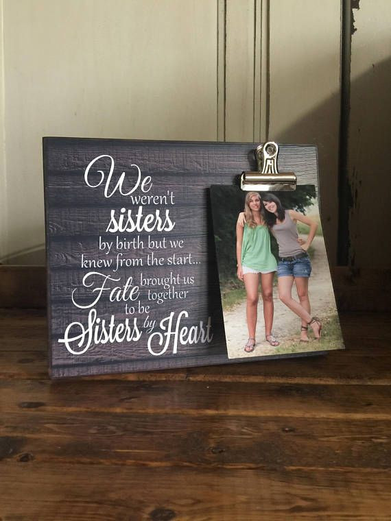 Best Wedding Gifts For Sister
 Gift For Sister Gift For Best Friend We Weren t Sisters