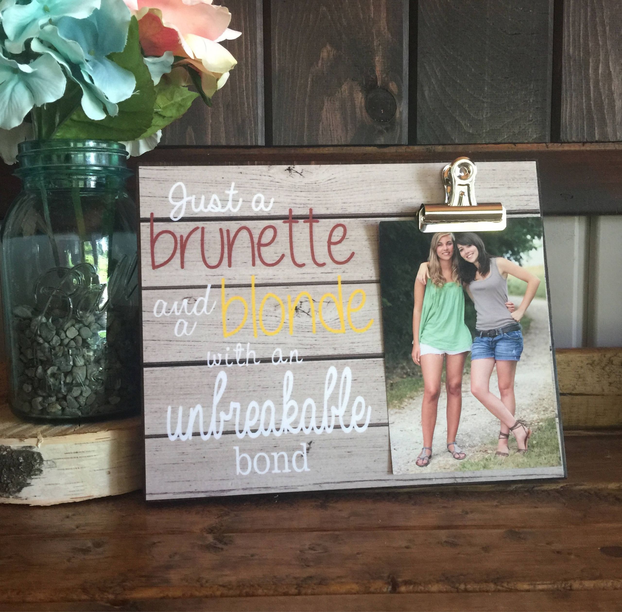 Best Wedding Gifts For Sister
 Personalized Picture Frame Gift For Sister Gift For Best