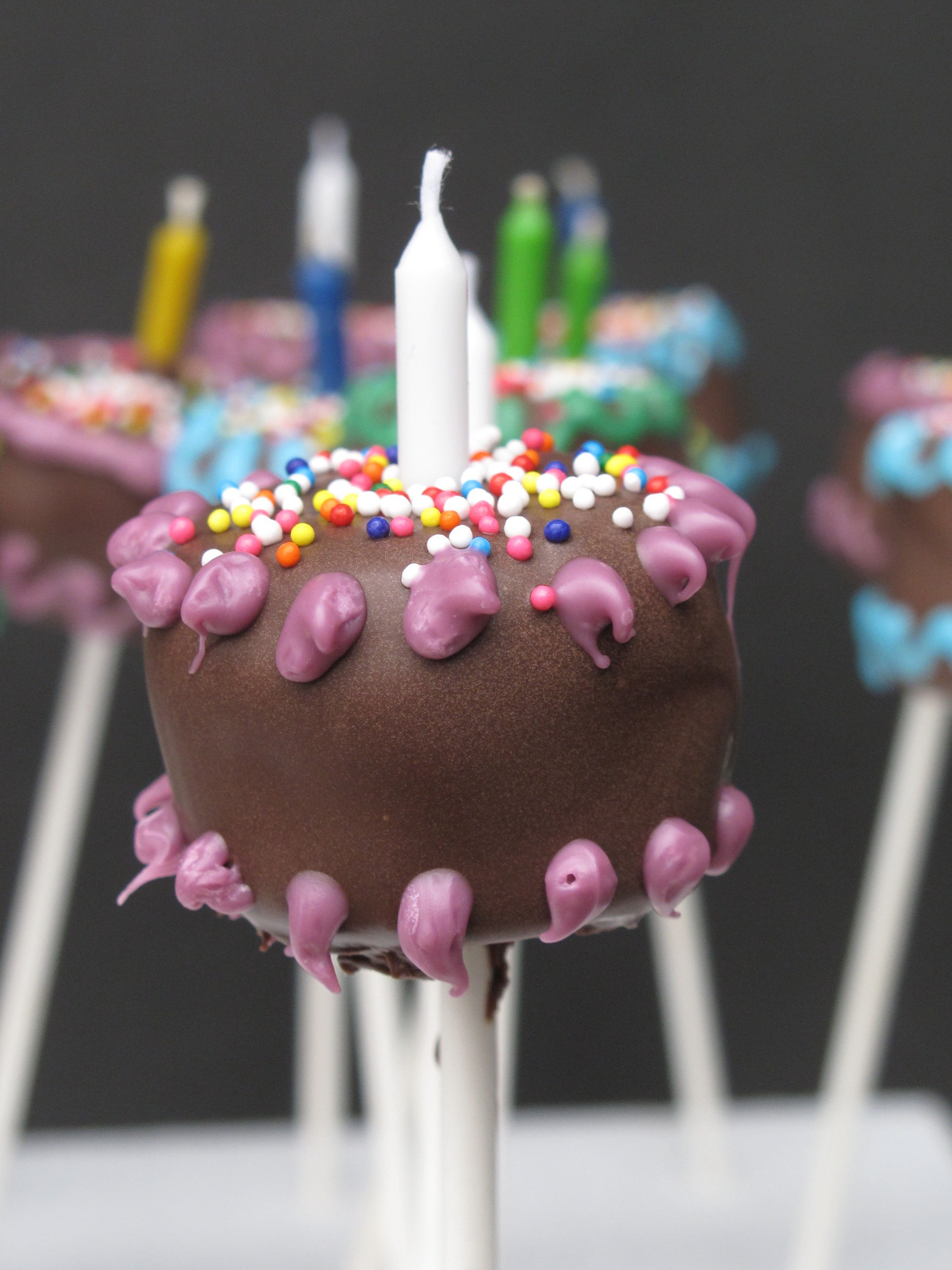 Birthday Cake Cake Pops
 Chocolate Fudge Cake in a Jar and Beginners Cake Pops for