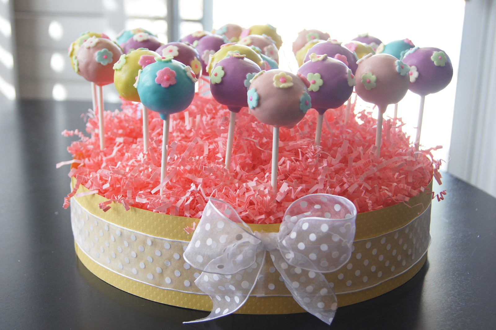Birthday Cake Cake Pops
 Project Sweet Tooth Tinkerbell themed party cake pops
