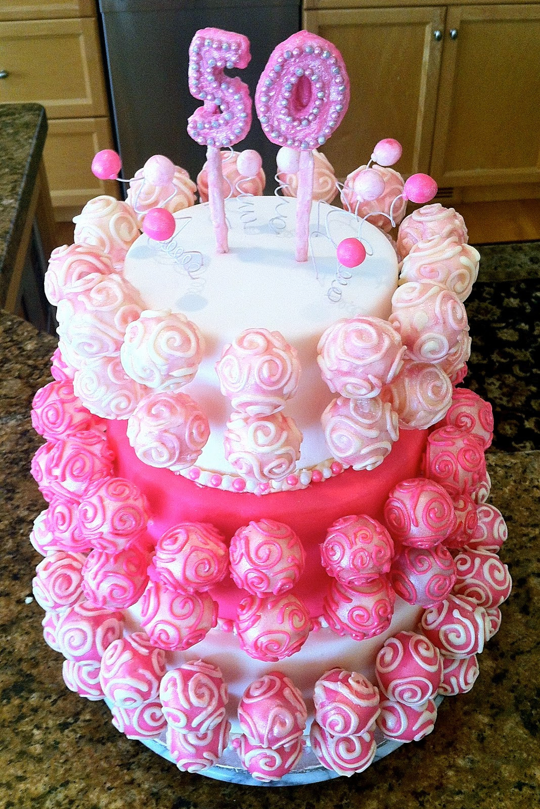Birthday Cake Cake Pops
 Delaine s Skinny Delights Birthday Cake Pop Cake