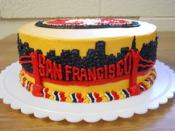 Birthday Cake San Francisco
 32 best images about san Francisco 49ers on Pinterest