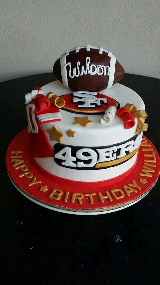 Birthday Cake San Francisco
 49ers birthday cake