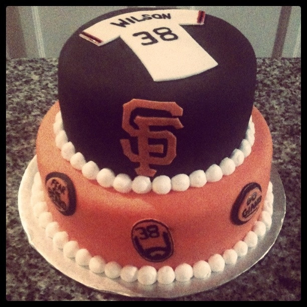 Birthday Cake San Francisco
 San Francisco Giants cake I made dis Pinterest