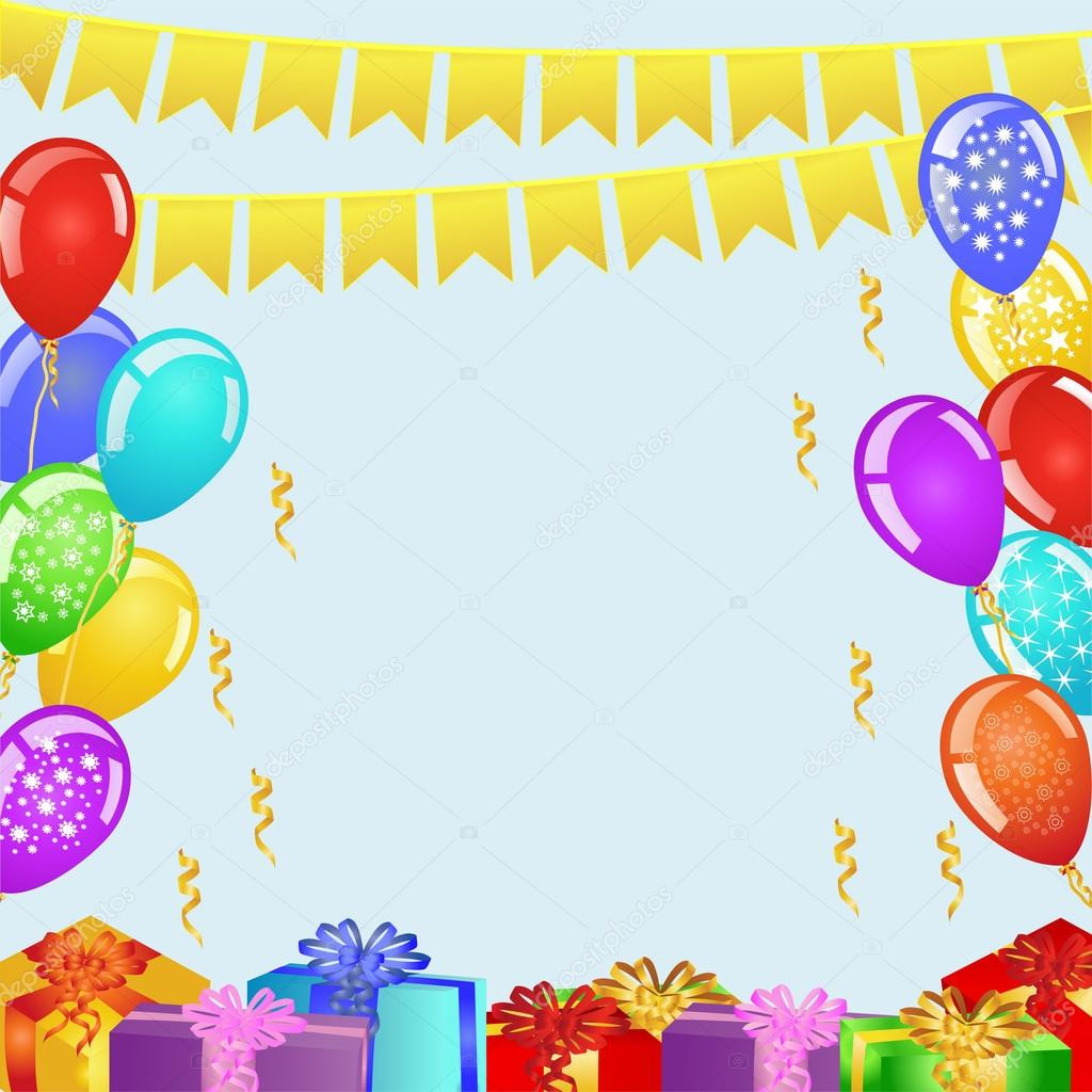 Birthday Party Background
 Birthday party background — Stock Vector © funkyplayer