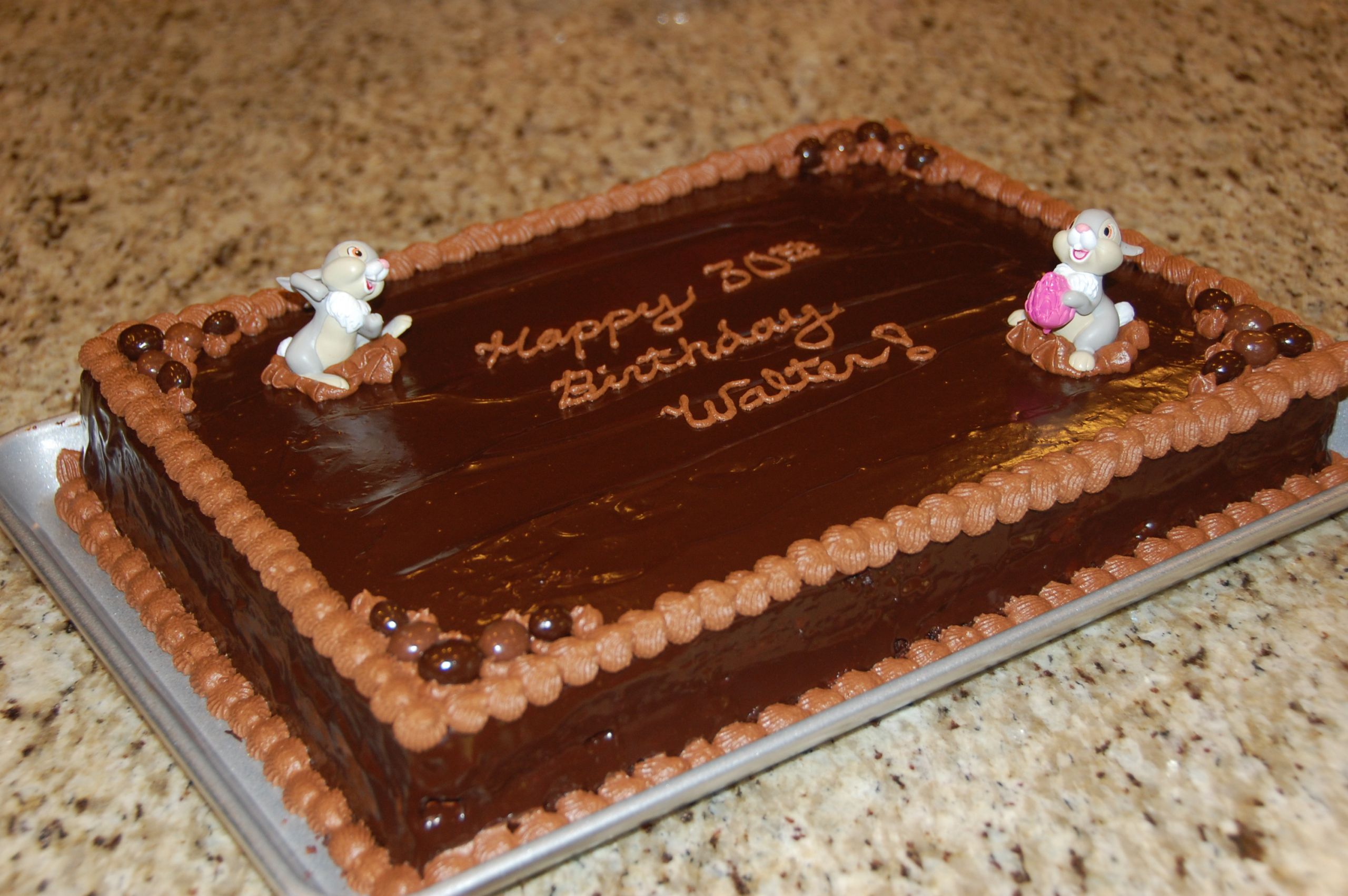 Birthday Sheet Cake Recipe
 Dark Chocolate Ganache Cake and birthday sheet cake