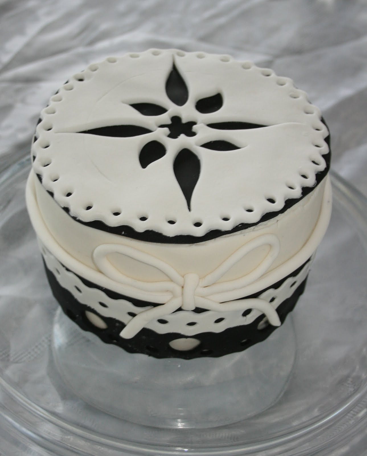 Black And White Birthday Cakes
 Baked By Design Black & White Birthday Cake
