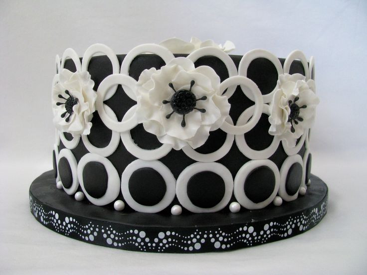 Black And White Birthday Cakes
 Birthday Cake Black & white