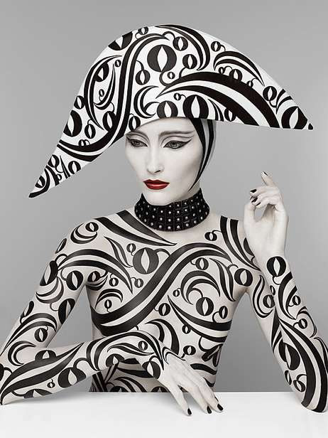 Body Jewelry Photography
 Quirky Jewelry Lookbooks Stark Black and White s by