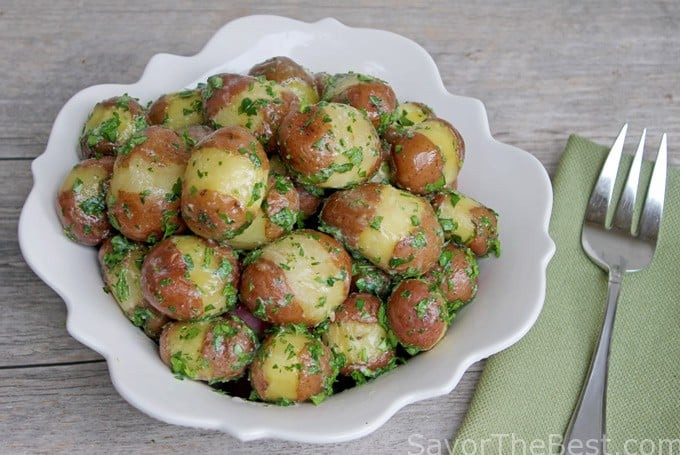 Boiled Baby Red Potato Recipes
 Parsley Baby Red Potatoes Savor the Best