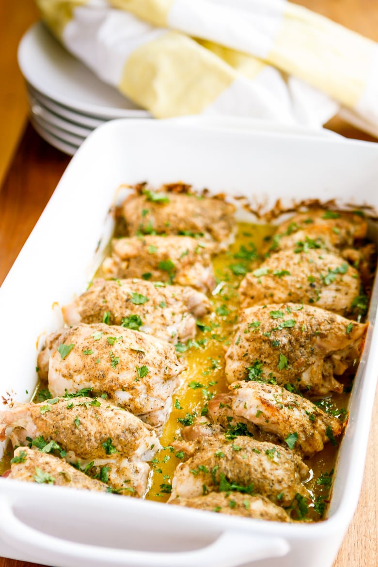 Boneless Chicken Thigh Recipe Baked
 30 Minute Mustard Glazed Oven Baked Chicken Thighs