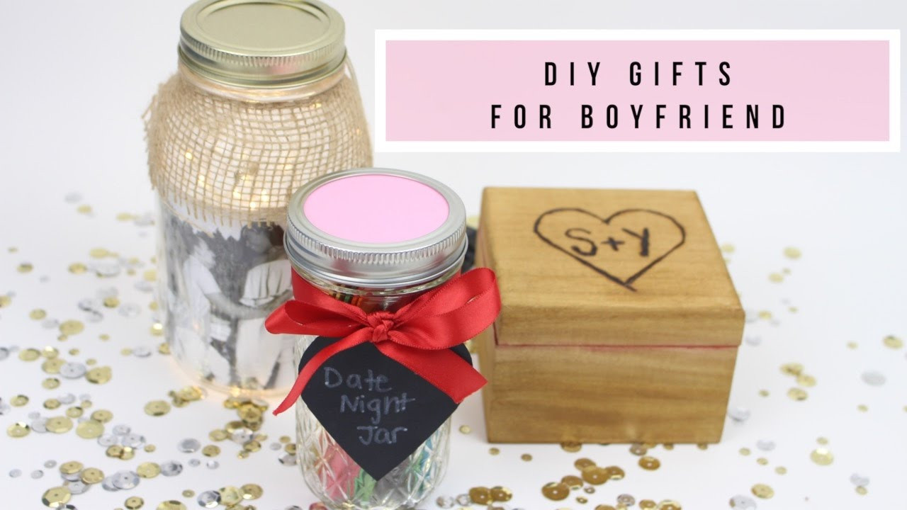 Boyfriend DIY Gifts
 3 DIY Gifts For Boyfriend Husband ♥