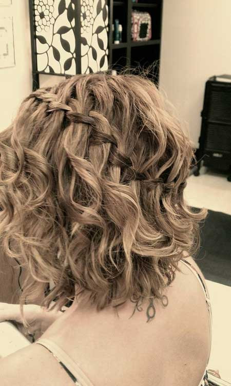 Braids Hairstyles For Curly Hair
 Latest Short Bridal Hairstyles 2013