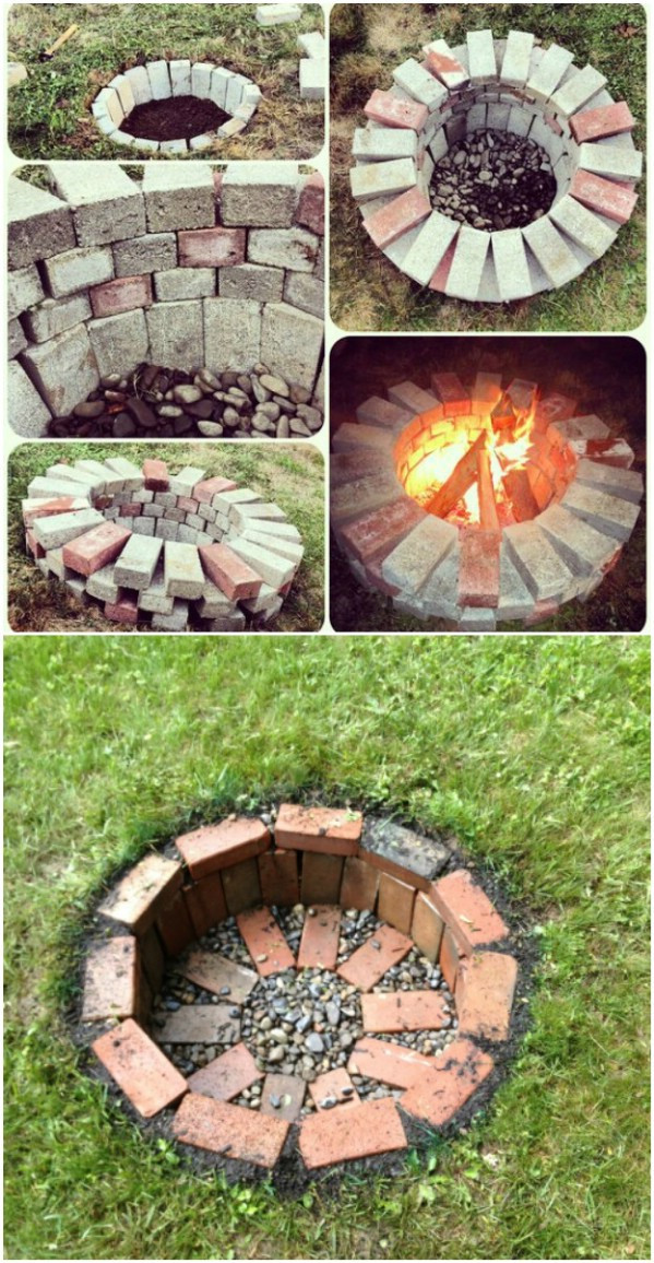 Build Brick Firepit
 30 Brilliantly Easy DIY Fire Pits To Enhance Your Outdoors